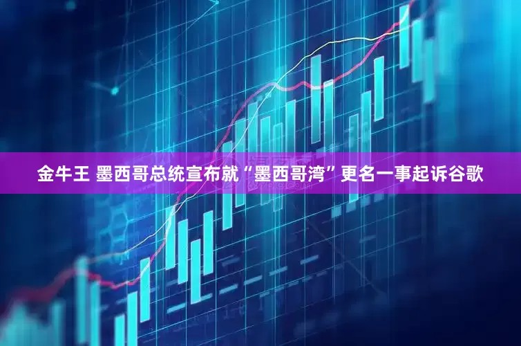 金牛王 墨西哥总统宣布就“墨西哥湾”更名一事起诉谷歌