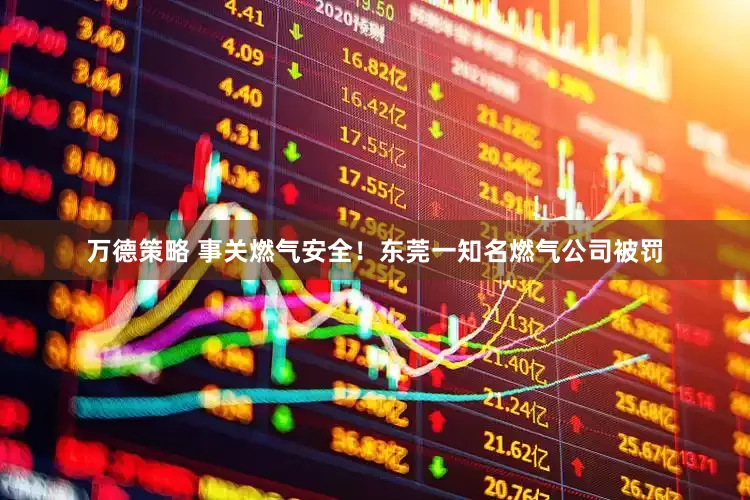 万德策略 事关燃气安全！东莞一知名燃气公司被罚