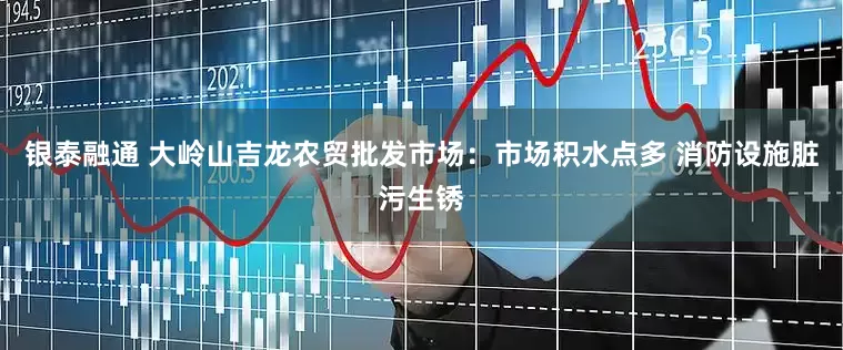 银泰融通 大岭山吉龙农贸批发市场：市场积水点多 消防设施脏污生锈